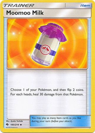 <transcy>185/214 Lost Thunder Moomoo Milk Item Gelegentlich</transcy>