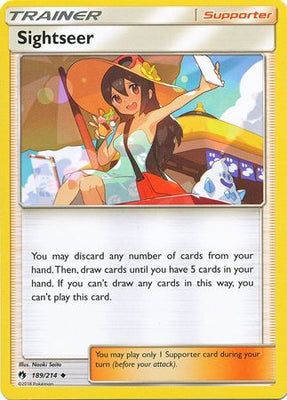 189/214 Lost Thunder Sightseer Supporter Uncommon