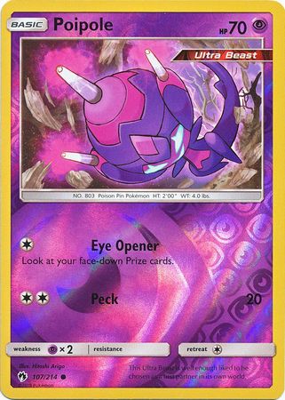 Pokemon Card Lost Thunder 107/214 Poipole Reverse Holo Common *MINT*