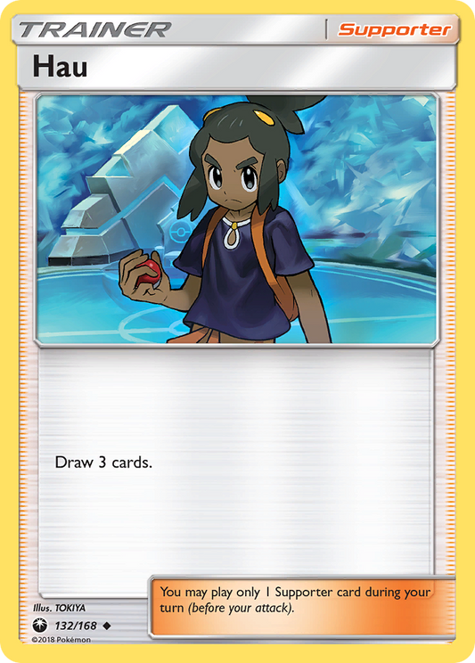 Pokemon Card Celestial Storm  132/168 Hau Trainer Uncommon *MINT*