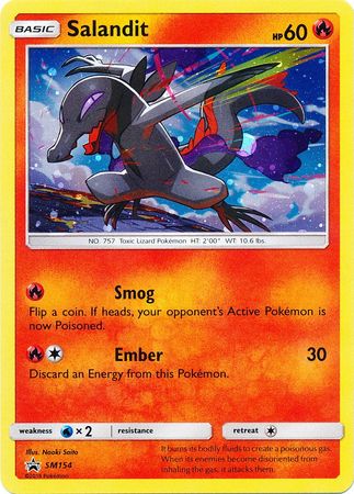 <transcy>Pokemon Card SM Black Star Promos SM154 Salandit</transcy>