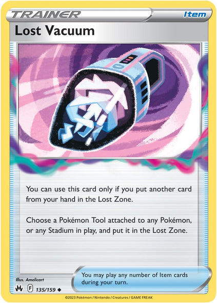 Pokemon Card Crown Zenith 135/159 Lost Vacuum Item Uncommon *MINT*