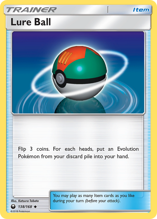 Pokemon Card Celestial Storm  138/168 Lure Ball Trainer Uncommon *MINT*