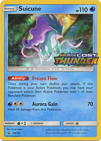 <transcy>Pokemon-kort SM Black Star-kampagner SM149 Suicune-forudgivelses-kampagne</transcy>