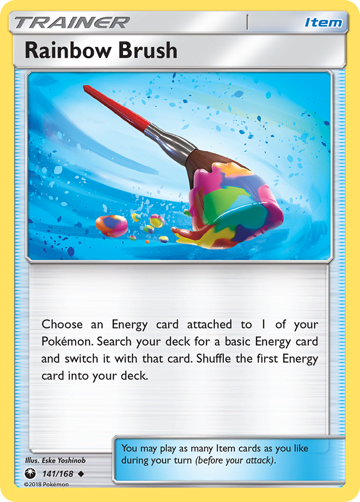 Pokemon Card Celestial Storm  141/168 Rainbow Brush Trainer Uncommon *MINT*
