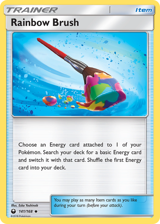 Pokemon Card Celestial Storm  141/168 Rainbow Brush Trainer Uncommon *MINT*
