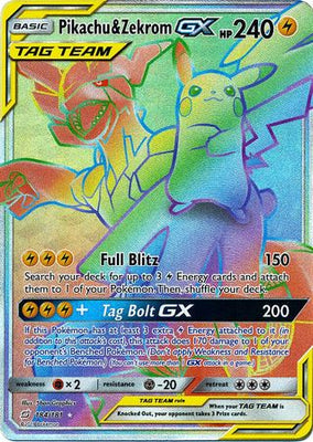 Pikachu & Zekrom GX - SM - Team Up - Pokemon