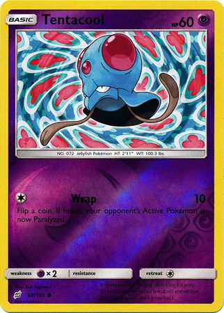 Pokemon Card Team Up 060/181 60/181 Tentacool Reverse Holo Common