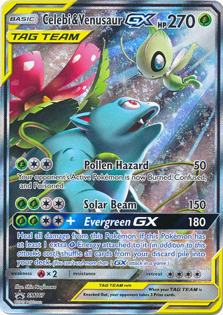 <transcy>Pokemon Card SM Black Star Promos SM167 Celebi &amp; Venusaur Tag Team GX</transcy>