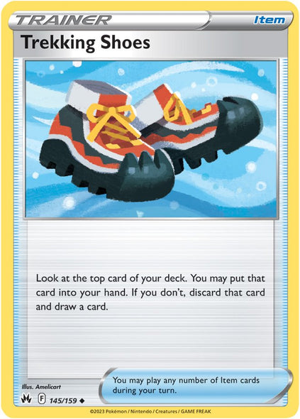 Pokemon Card Crown Zenith 145/159 Trekking Shoes Item Uncommon *MINT*