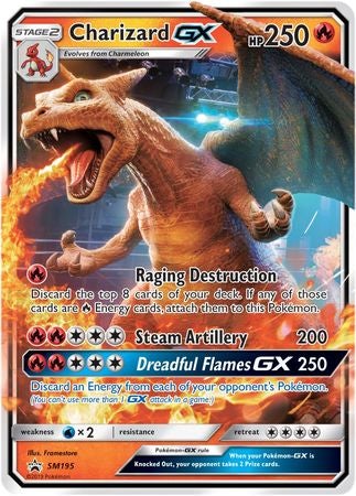 <transcy>Pokemon Card SM Black Star Promos SM195 Charizard GX</transcy>
