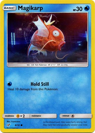 Pokemon Card Detective Pikachu 008/18 8/18 Magikarp Holo Common