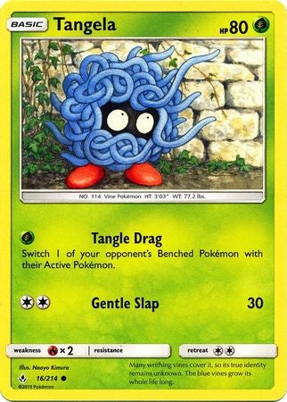 <transcy>Pokemon Card Unbroken Bonds 16/214 016/214 Tangela Common</transcy>