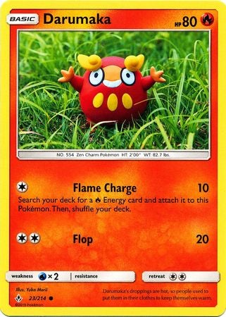 <transcy>Pokemon Card Unbroken Bonds 23/214 023/214 Darumaka Common</transcy>