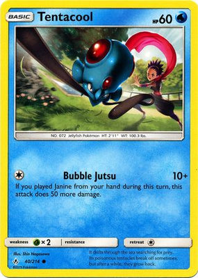 Pokemon Card Unbroken Bonds 40/214 040/214 Tentacool Common