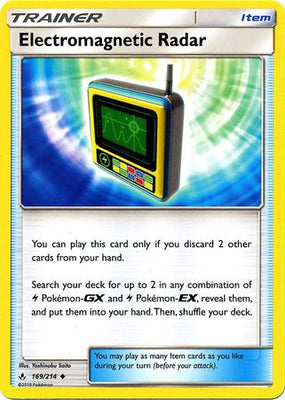 Pokemon Card Unbroken Bonds 169/214 Electromagnetic Radar Item Uncommon