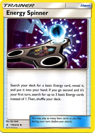 <transcy>Pokemon Card Unbroken Bonds 170/214 Energie Spinner Gegenstand Gelegentlich</transcy>