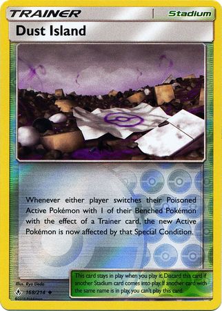 <transcy>Pokemon Card Unbroken Bonds 168/214 Dust Island Stadium Gelegentlich Reverse Holo</transcy>