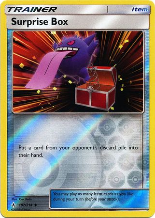 <transcy>Pokemon Card Unbroken Bonds 187/214 Überraschungsbox Artikel Gelegentlich Reverse Holo</transcy>