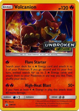 <transcy>Pokemon-kort SM Black Star-kampagner SM179 Volcanion-forudgivelses-kampagne</transcy>