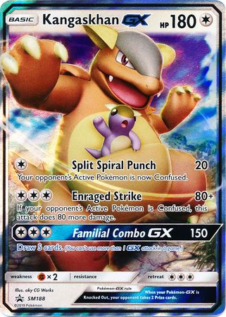 <transcy>Pokemon Card SM Black Star Promos SM188 Kangaskhan GX</transcy>