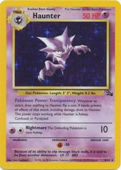 <transcy>Pokemon Card Fossil Set Unlimited 6/62 Haunter Holo Selten GESPIELT</transcy>