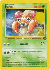<transcy>Pokemon Card Jungle Set Unbegrenzt 59/64 Paras Common NEAR MINT</transcy>