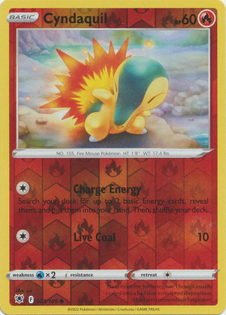 Pokemon Card Astral Radiance 23/189 023/189 Cyndaquil Reverse Holo Common