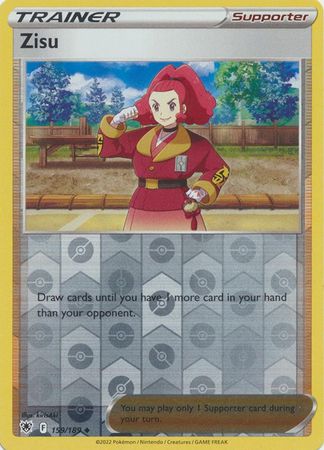 Pokemon Card Astral Radiance 159/189 Zisu Supporter Reverse Holo Uncommon