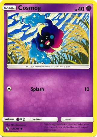 <transcy>Pokemon Card Unified Minds 100/236 Cosmog Common</transcy>