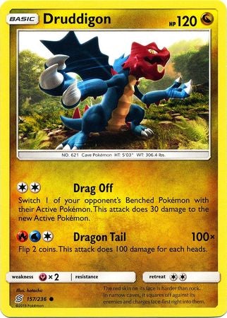 <transcy>Pokemon Card Unified Minds 157/236 دروديجون كومون</transcy>