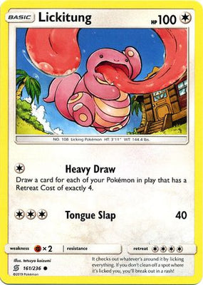 Pokemon Card Unified Minds 161/236 Lickitung Common