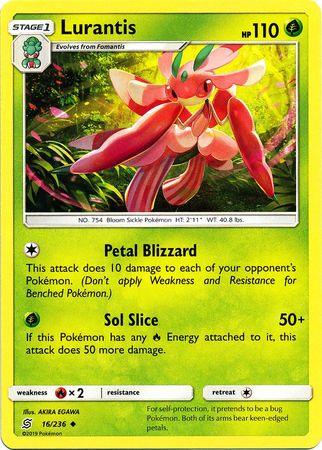 <transcy>Pokemon Card Unified Minds 016/236 16/236 Lurantis Gelegentlich</transcy>