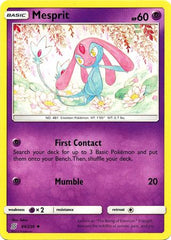 Pokemon Card Unified Minds 084/236 84/236 Mesprit Uncommon