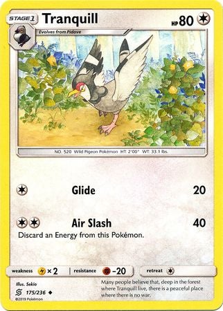 <transcy>Pokemon Card Unified Minds 175/236 Ruhig Gelegentlich</transcy>