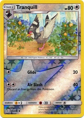 <transcy>Pokemon Card Unified Minds 175/236 Ruhiges Reverse Holo Gelegentlich</transcy>