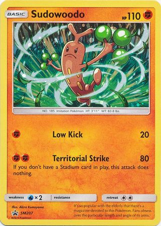 Pokemon Card SM Black Star Promos SM207 Sudowoodo