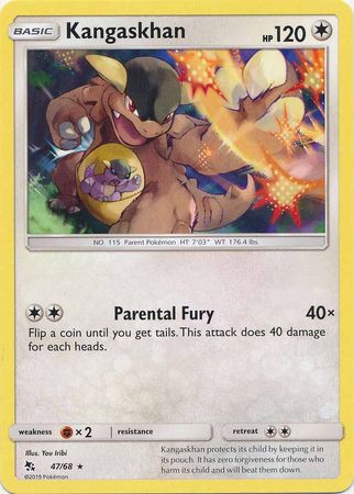 <transcy>Pokemon Card Hidden Fates 47/68 Kangaskhan Selten</transcy>