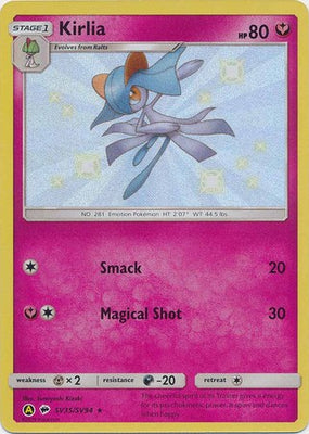 Pokemon Card Hidden Fates SV35/SV94 Kirlia Shiny Rare