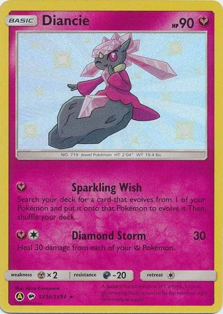 <transcy>Versteckte Schicksale der Pokemon-Karte SV36 / SV94 Diancie Shiny Rare</transcy>