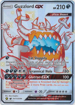 <transcy>Versteckte Schicksale der Pokemon-Karte SV71 / SV94 Guzzlord GX Ultra Rare</transcy>