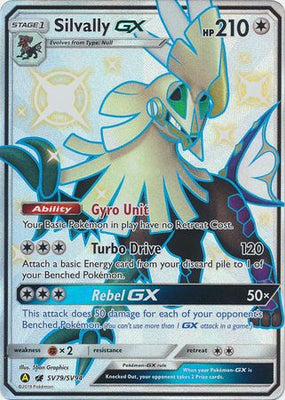 <transcy>Pokemon Card Hidden Fates SV79 / SV94 Silvally GX Ultra Sjælden</transcy>