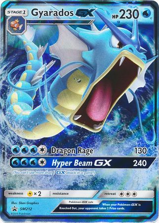 Pokemon Card SM Black Star Promos SM212 Gyarados GX