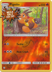 Pokemon Card Cosmic Eclipse 032/236 32/236 Pignite Reverse Holo Uncommon
