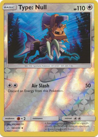 <transcy>Pokemon Card Cosmic Eclipse 183/236 Typ: Null Reverse Holo Gelegentlich</transcy>