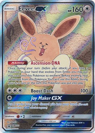 Pokemon Card SM Black Star Promos SM233 Eevee GX