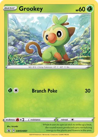 Pokemon Card SWSH Black Star Promos SWSH001 Grookey