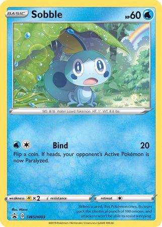 <transcy>Pokemon Card SWSH Black Star Promos SWSH003 Sobble</transcy>