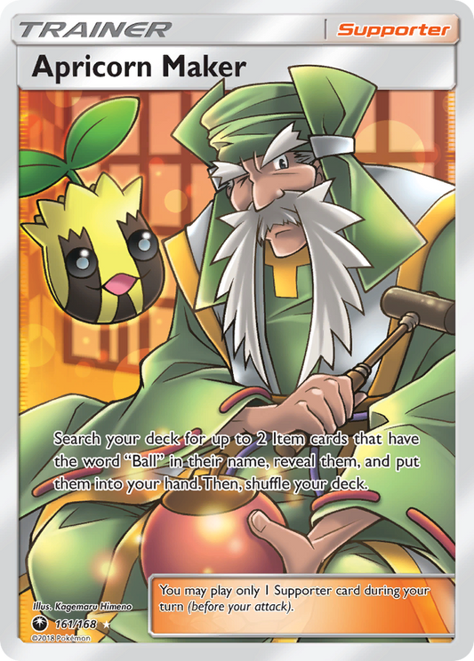 Pokemon Card Celestial Storm  161/168 Apricorn Maker Trainer Full Art Ultra Rare *MINT*