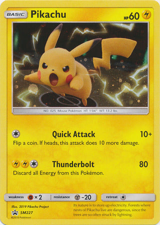 Pokemon Card SM Black Star Promos SM227 Pikachu